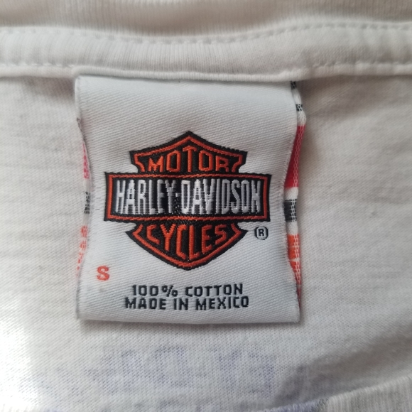 Harley-Davidson Women's White Eagle Appleton WI Short Sleeve TShirt Small - Picture 5 of 6
